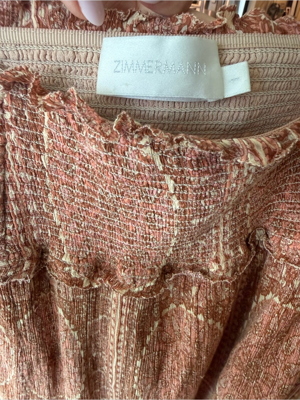 Zimmermann boho silk maxi skirt